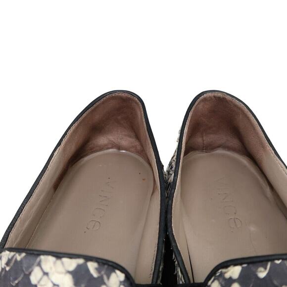 Vince Shoes Womens 9.5 Sneakers Slip On Fashion Lifestyle Leather Snake Print - Picture 13 of 13
